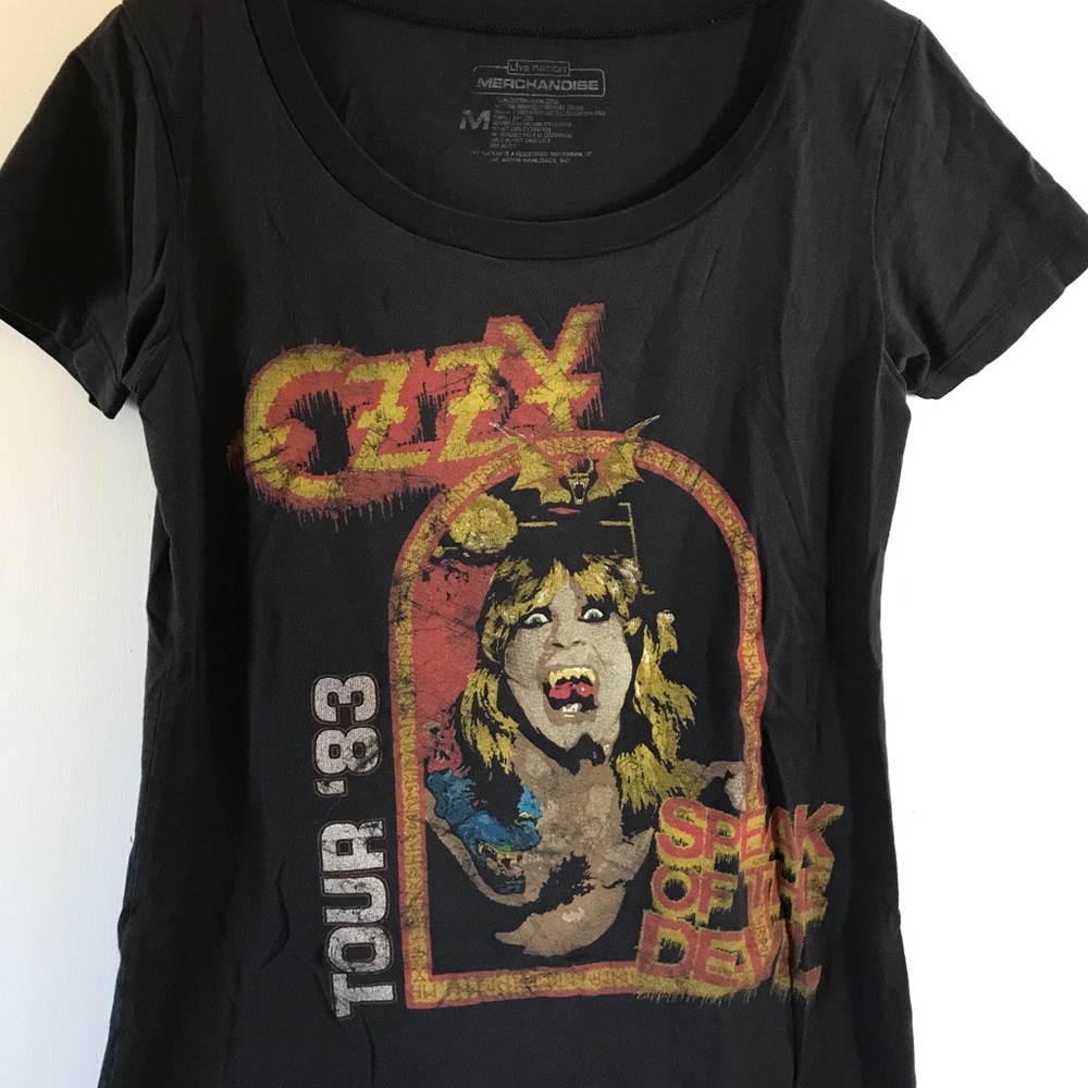 Ozzy Graphic Band Tee Women’s Size M